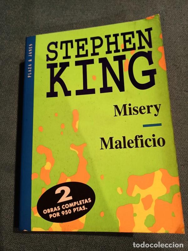 Libros de segunda mano: misery maleficio de stephen king - Foto 1