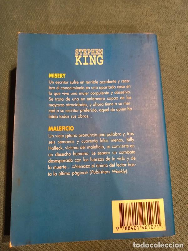 Libros de segunda mano: misery maleficio de stephen king - Foto 2