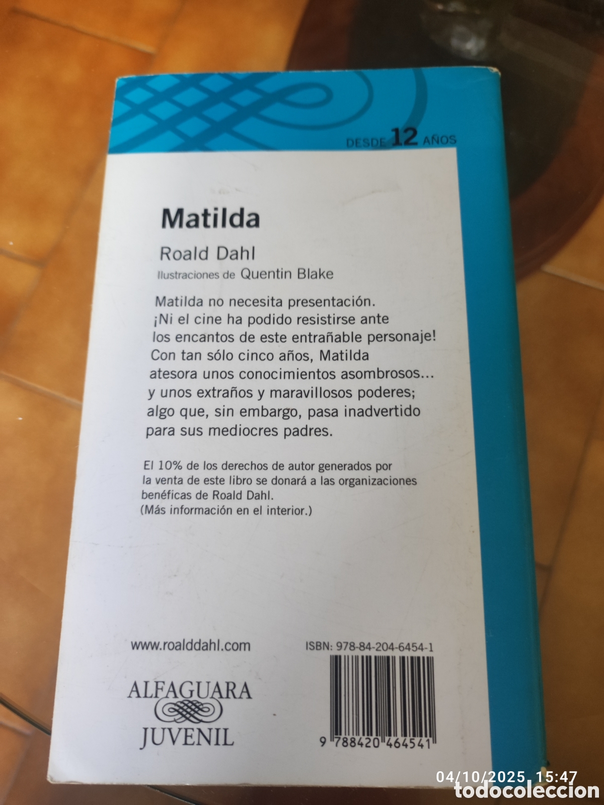 Libros de segunda mano: Libro de lectura &rdquo;Matilda&rdquo; - Foto 2