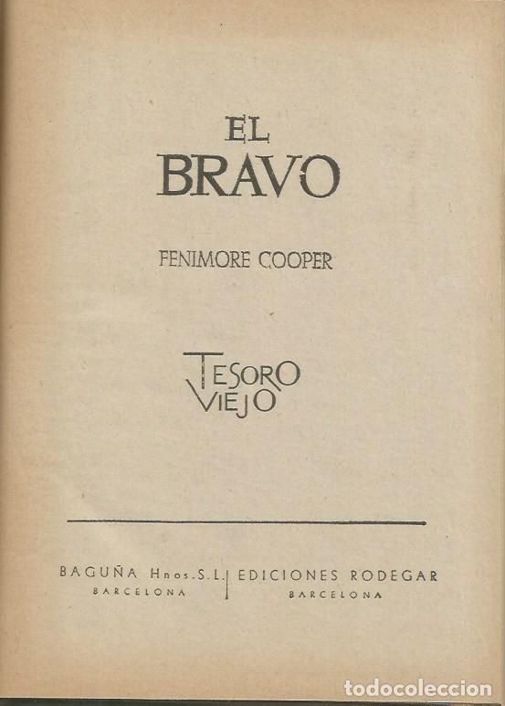 Libros de segunda mano: EL BRAVO - FENIMORE COOPER - Foto 2