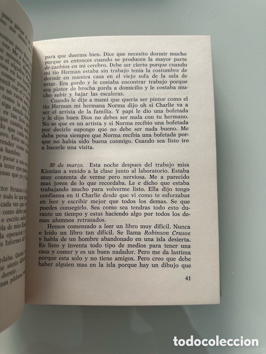 Libros de segunda mano: Flores para Algernon. Daniel Keyes. Ediciones Acervo. Primera Edicion 1966 - Foto 3