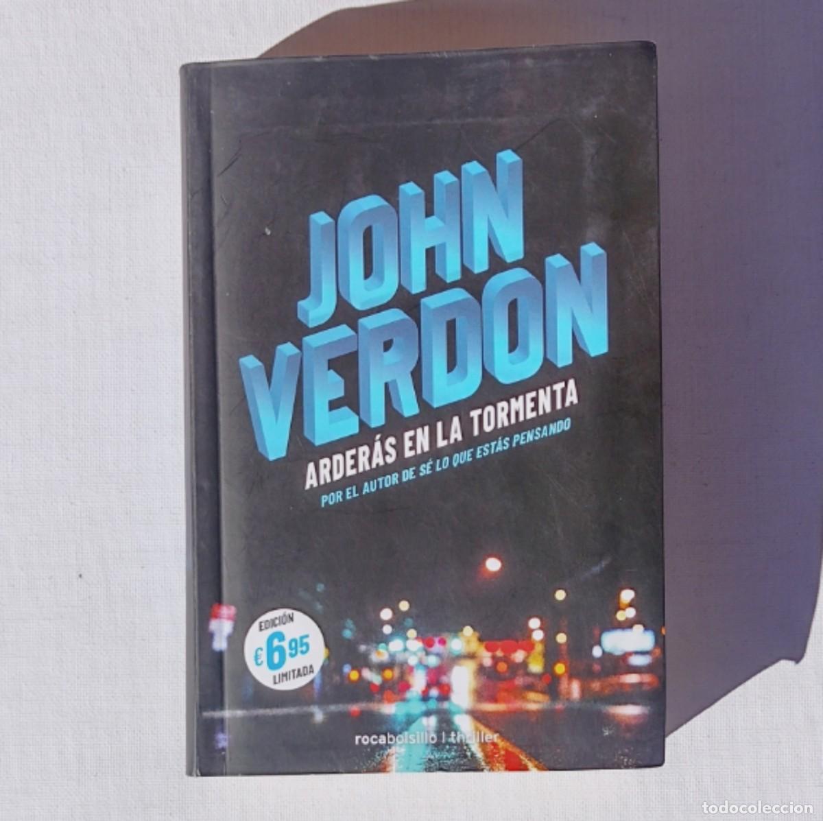 Libros de segunda mano: Arder&aacute;s en la tormenta. Autor: John Verdon - Foto 1