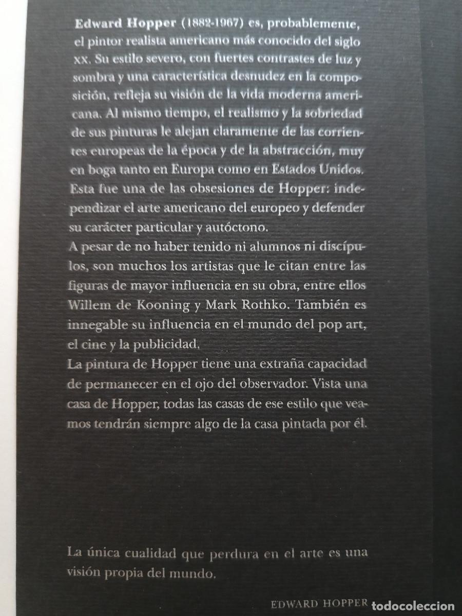 Libros de segunda mano: ESCRITOS EDWARD HOPPER ELBA 2012 - Foto 7