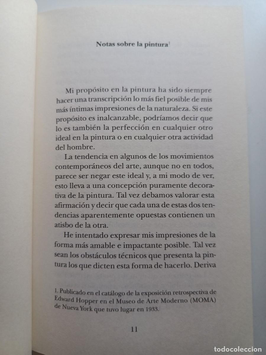 Libros de segunda mano: ESCRITOS EDWARD HOPPER ELBA 2012 - Foto 10