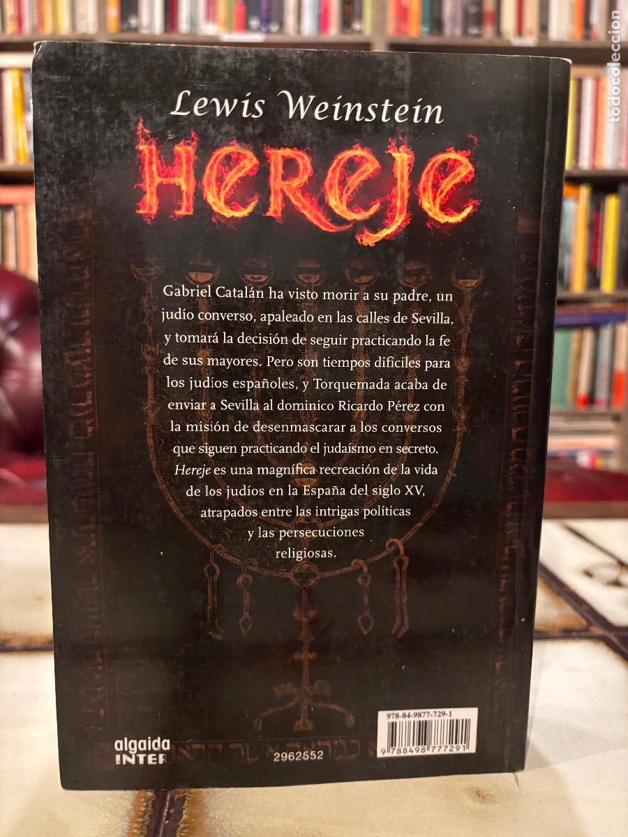 Libros de segunda mano: Hereje. Lewis Weinstein. - Foto 2