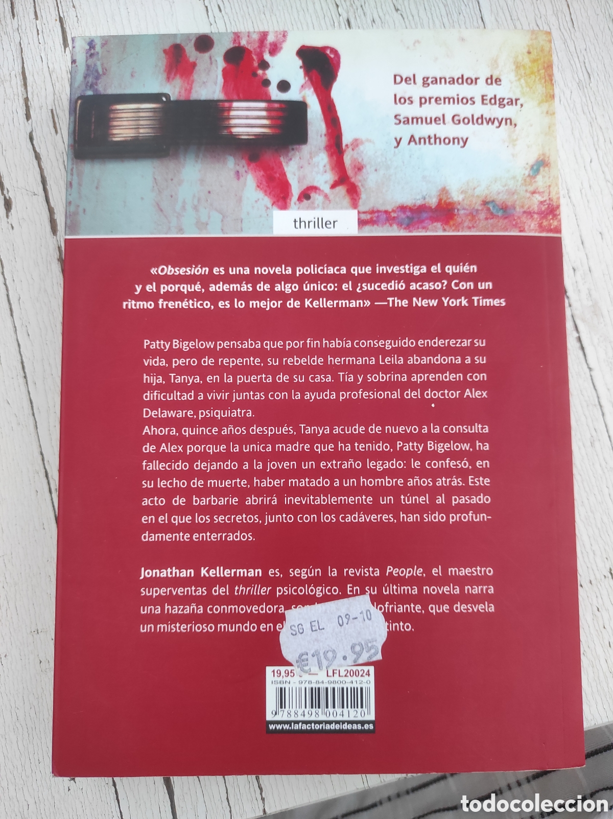Libros de segunda mano: Jonathan Kellerman. Obsesi&oacute;n (PEDIDO M&Iacute;NIMO 5 &euro;) - Foto 2