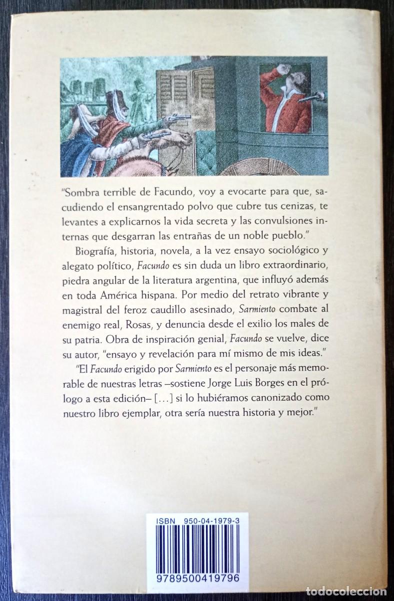 Libros de segunda mano: Domingo Sarmiento . Facundo - Foto 2
