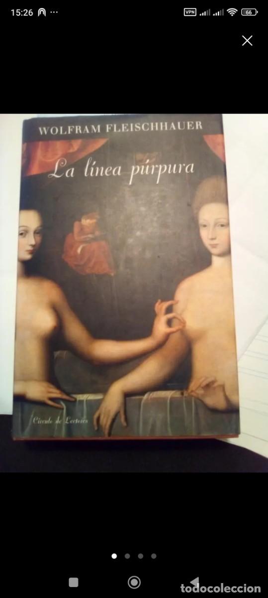 Libros de segunda mano: La l&iacute;nea P&uacute;rpura. Wolfram Fleischhauer - Foto 1