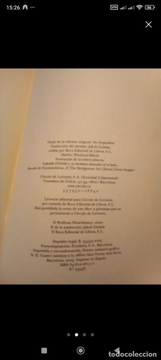 Libros de segunda mano: La l&iacute;nea P&uacute;rpura. Wolfram Fleischhauer - Foto 2