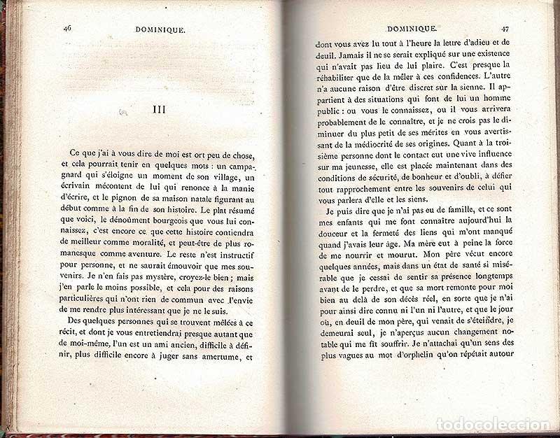 Libros de segunda mano: Dominique - Eug&egrave;ne Fromentin - Foto 3
