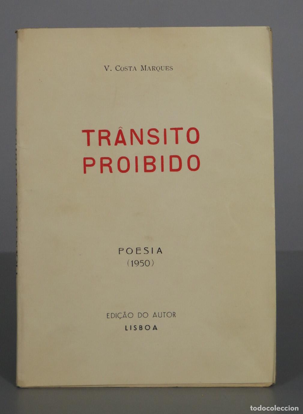 Libri di seconda mano: MARQUES, V. COSTA. TRANSITO PROIBIDO. 1950