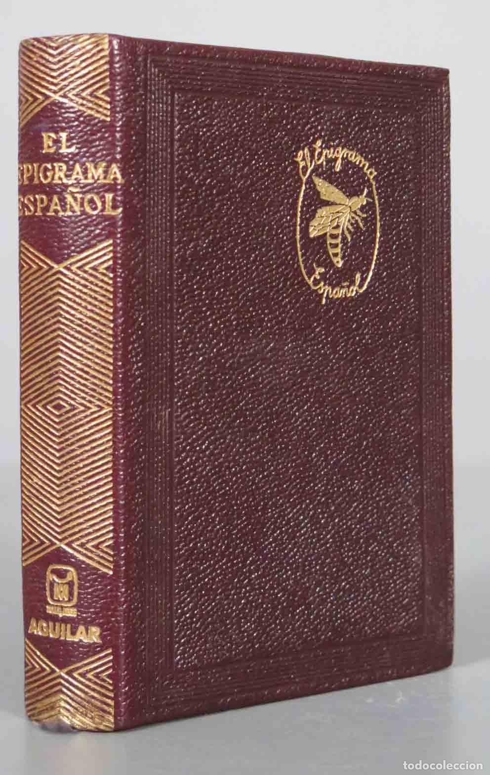 Libros de segunda mano: El epigrama espa&ntilde;ol. AGUILAR 1946