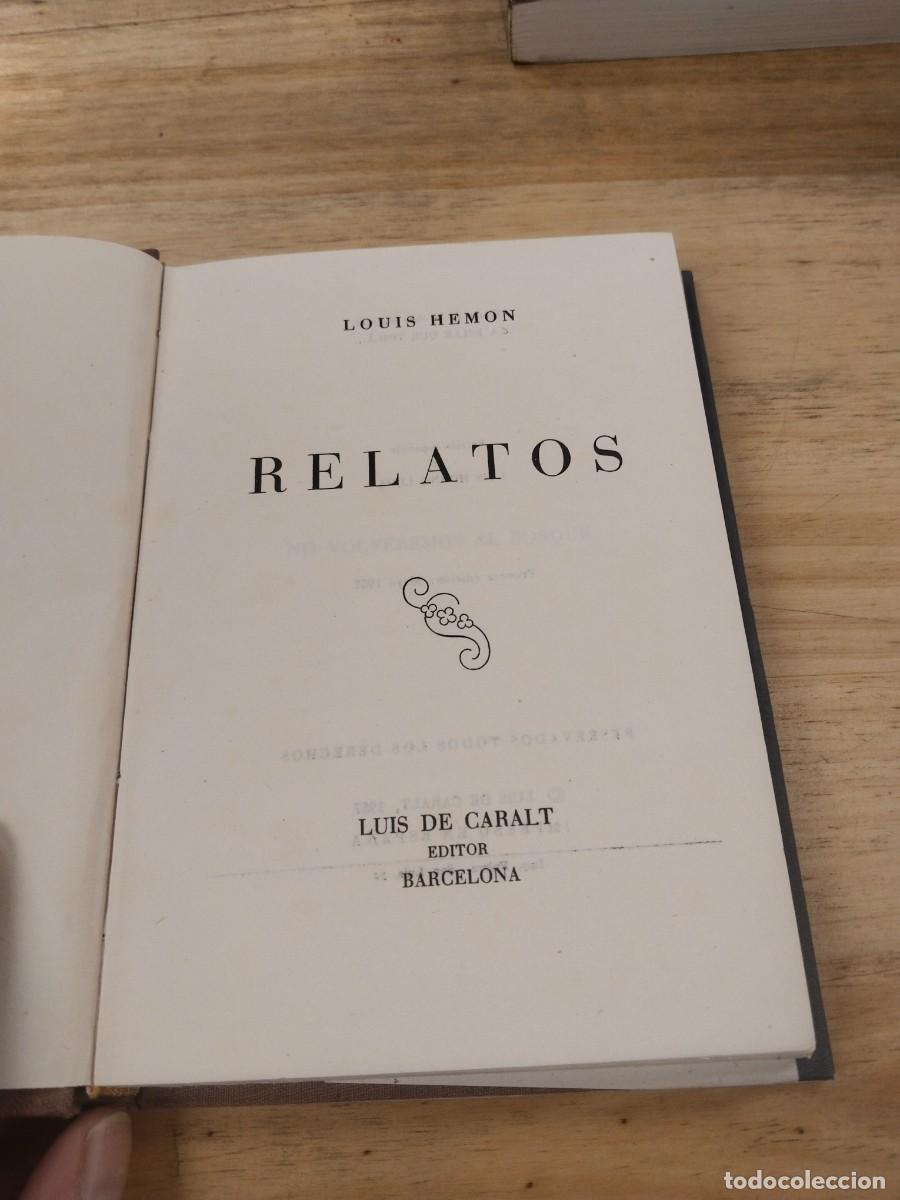Libros de segunda mano: Relatos - Louis Hemon - Foto 4