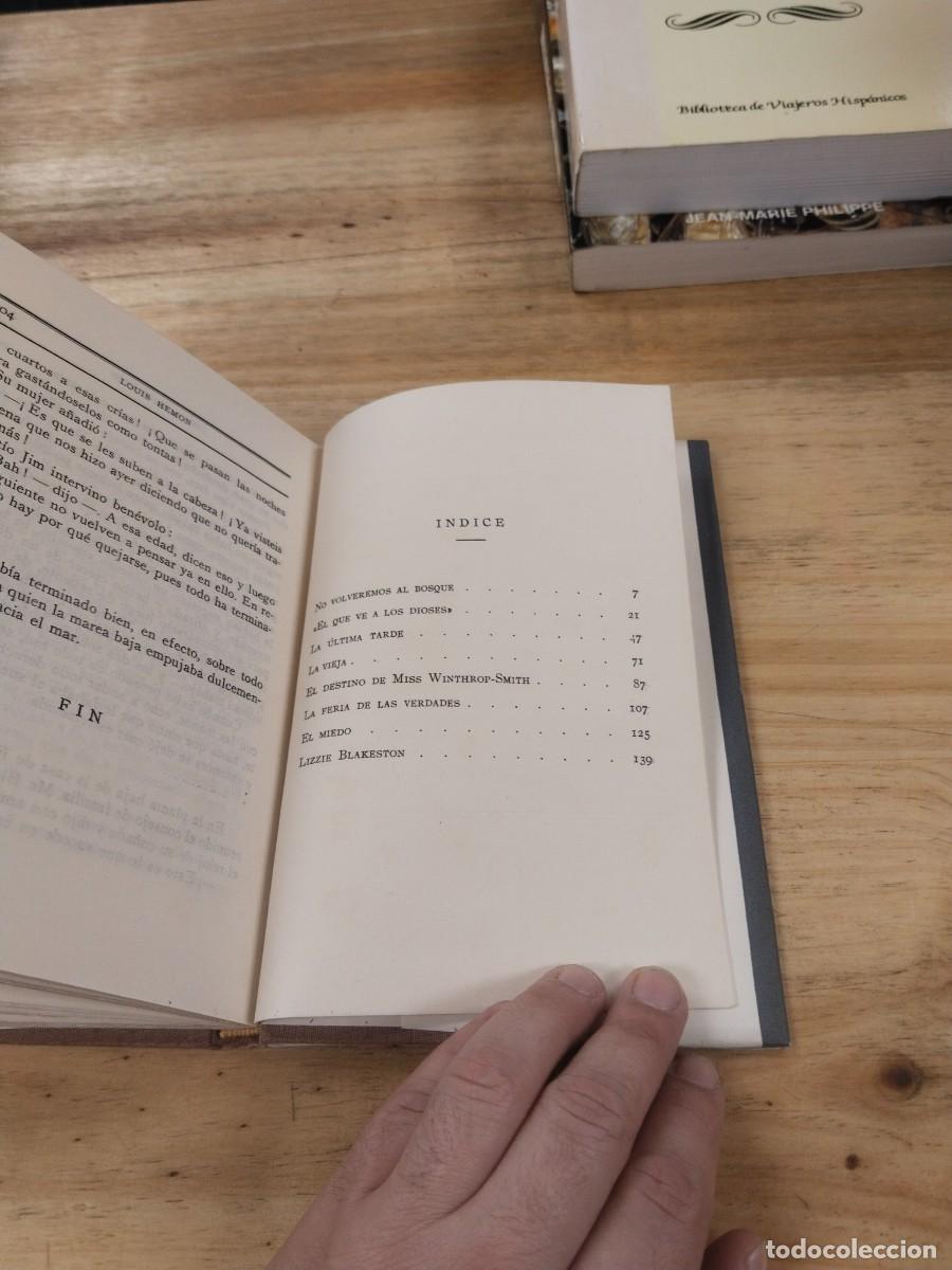 Libros de segunda mano: Relatos - Louis Hemon - Foto 9