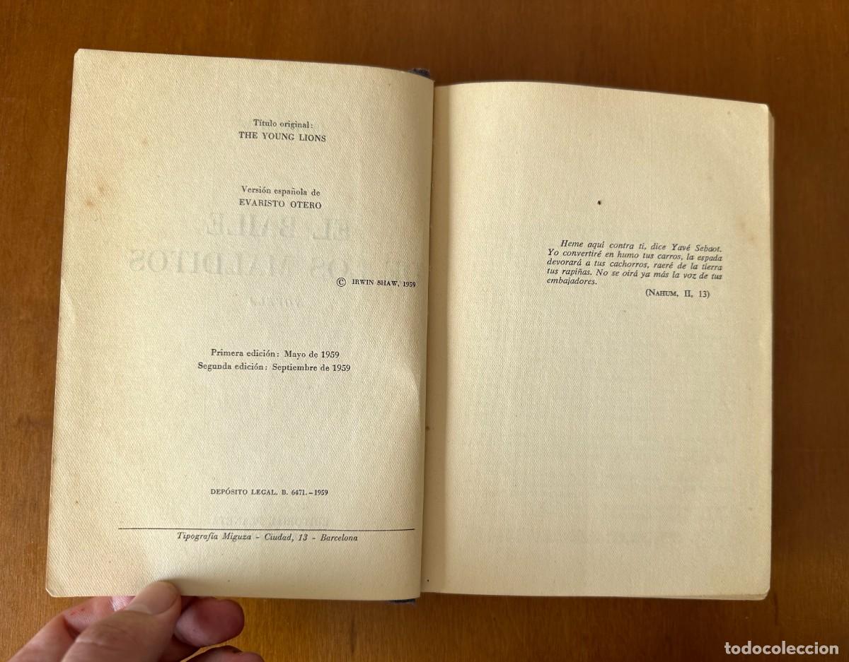 Libros de segunda mano: &rdquo;El baile de los malditos&rdquo; de Irwin Shaw - Foto 4