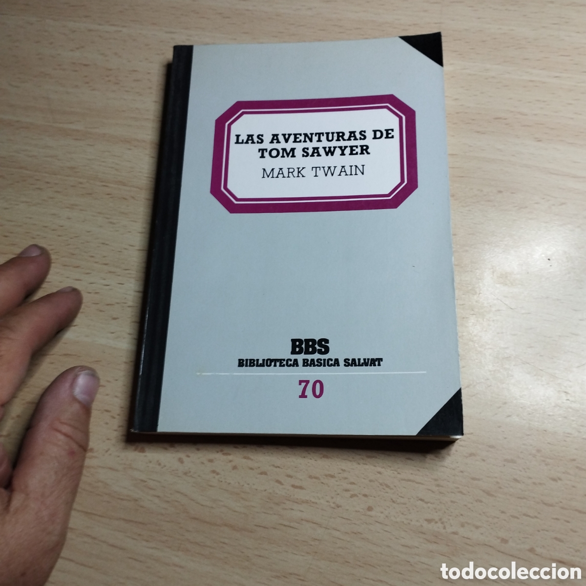 Libros de segunda mano: Las aventuras de Tom Sawyer. Mark Twain. 1983. Biblioteca b&aacute;sica Salvat 70.
