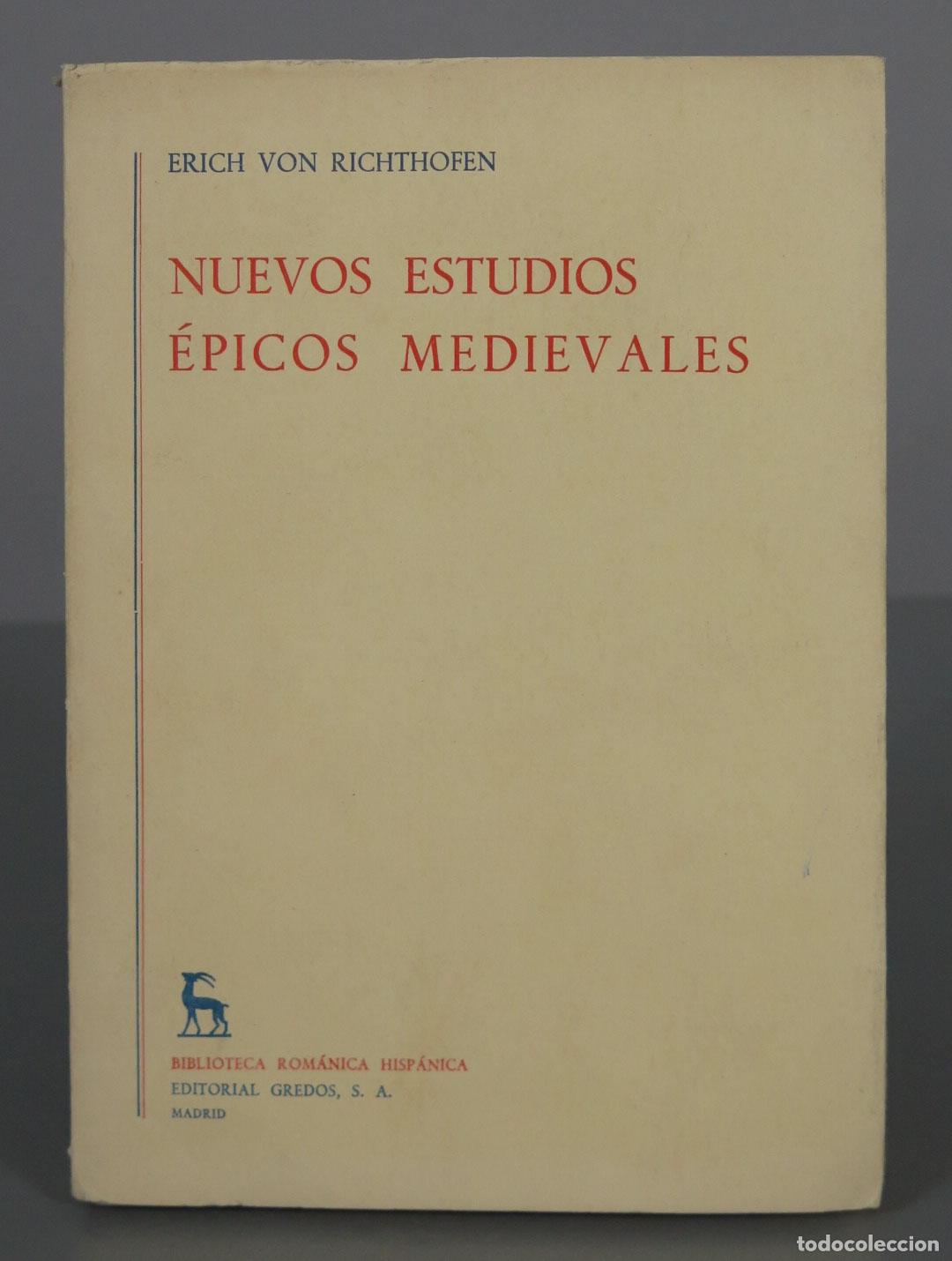 Libri di seconda mano: ERICH VON RICHTHOFEN NUEVOS ESTUDIOS &Eacute;PICOS MEDIEVALES