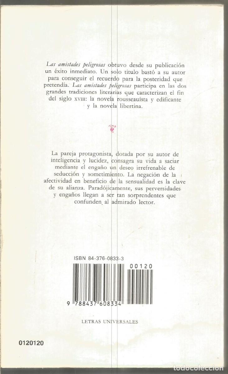 Libros de segunda mano: CHODERLOS DE LACLOS. LAS AMISTADES PELIGROSAS. CATEDRA. - Foto 2