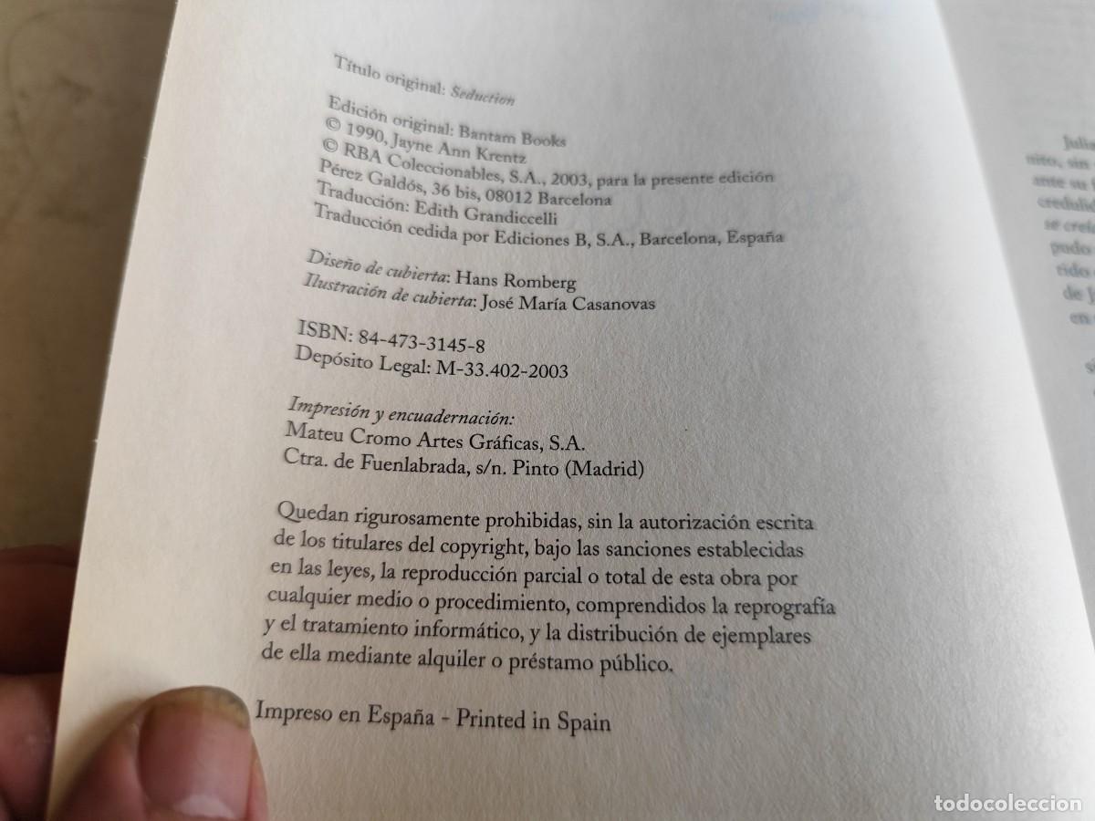 Libros de segunda mano: SEDUCCION / AMANDA QUICK / GRAVOL 105 / RBA - Foto 6