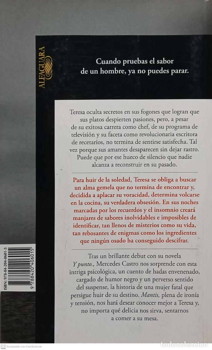 Libros de segunda mano: Mantis - Mercedes Castro - Foto 2