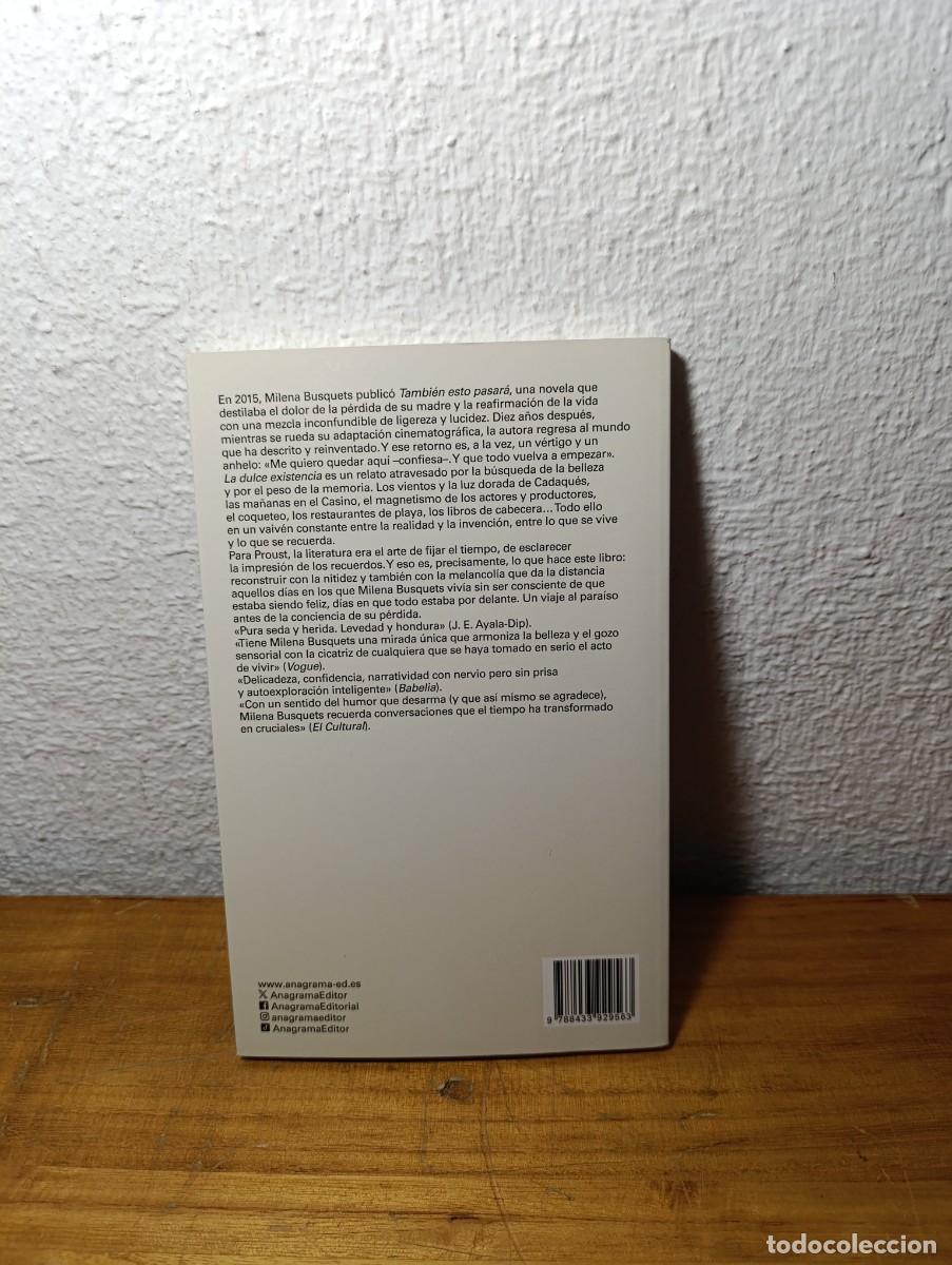 Libros de segunda mano: La Dulce Existencia - Milena Busquets - Foto 3