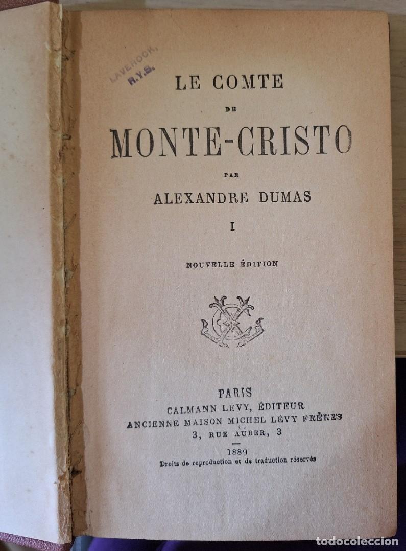 Livres d'occasion: LE COMTE DE MONTE CRISTO. TOMO I. - DUMAS, Alexandre.