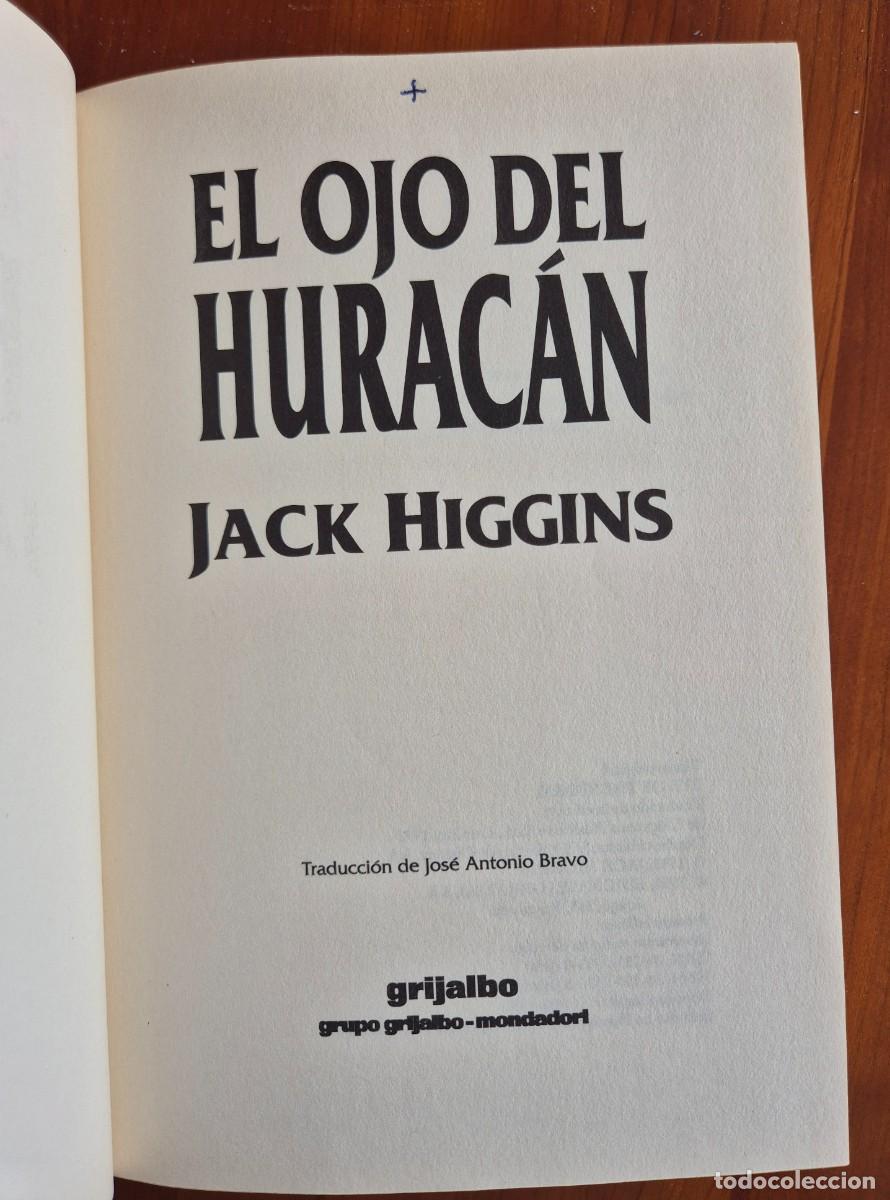 Libros de segunda mano: El ojo del hurac&aacute;n de Jack Higgins - Foto 3