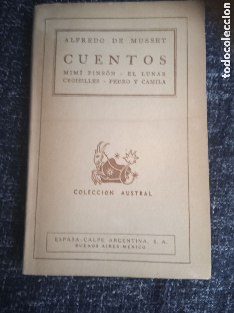 Libros de segunda mano: CUENTOS / ALFREDO DE MUSSET - COLECCI&Oacute;N AUSTRAL