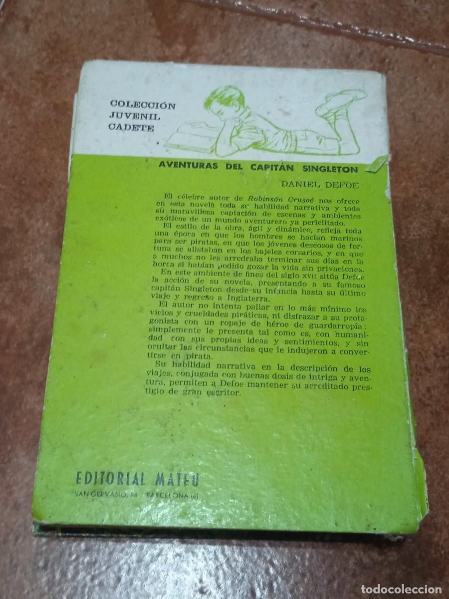 Libros de segunda mano: Libro Aventuras del Capit&aacute;n Singleton | Daniel Defoe | 1963 - Foto 2