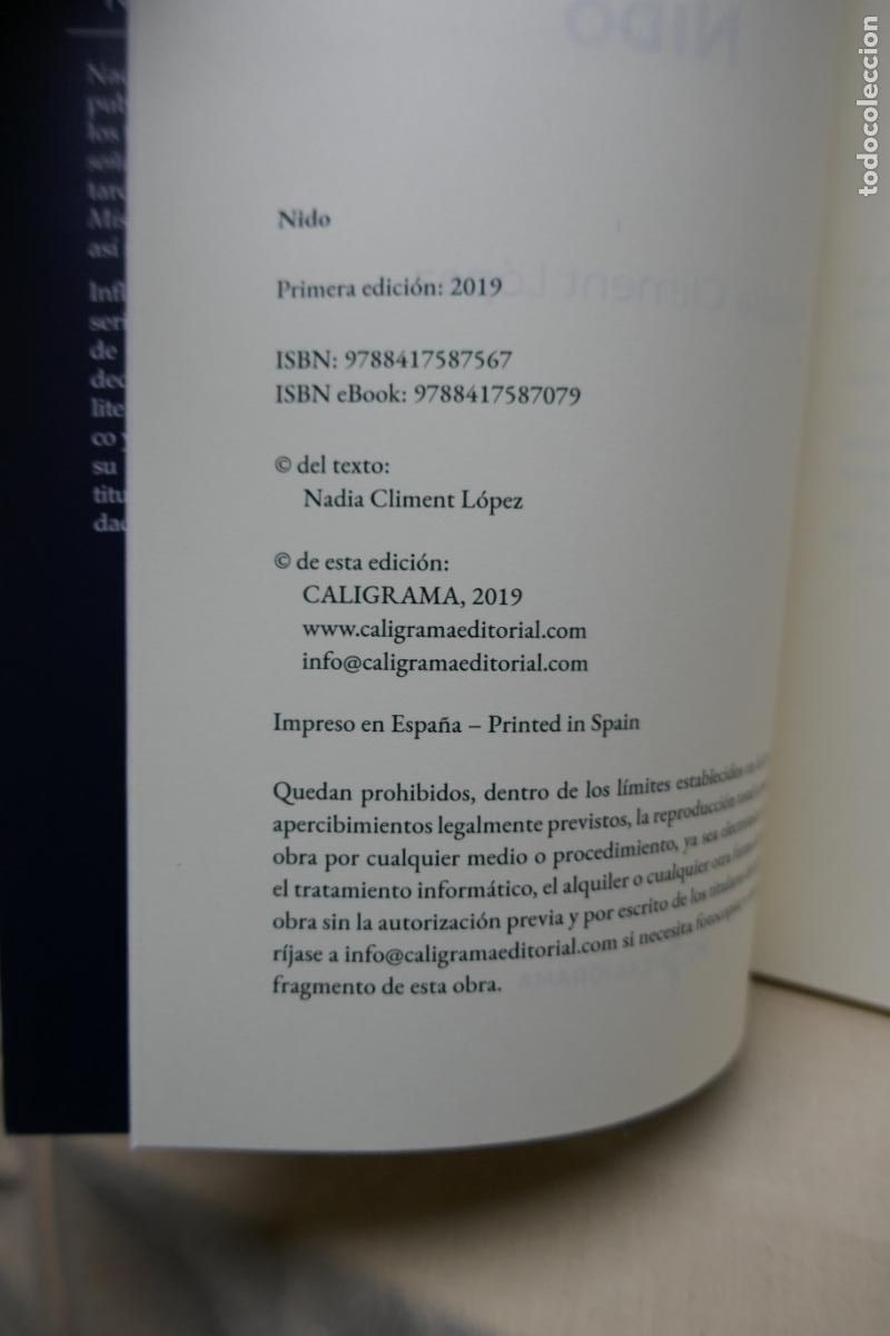 Libros de segunda mano: Nido - Nadia Climent L&oacute;pez - Foto 14