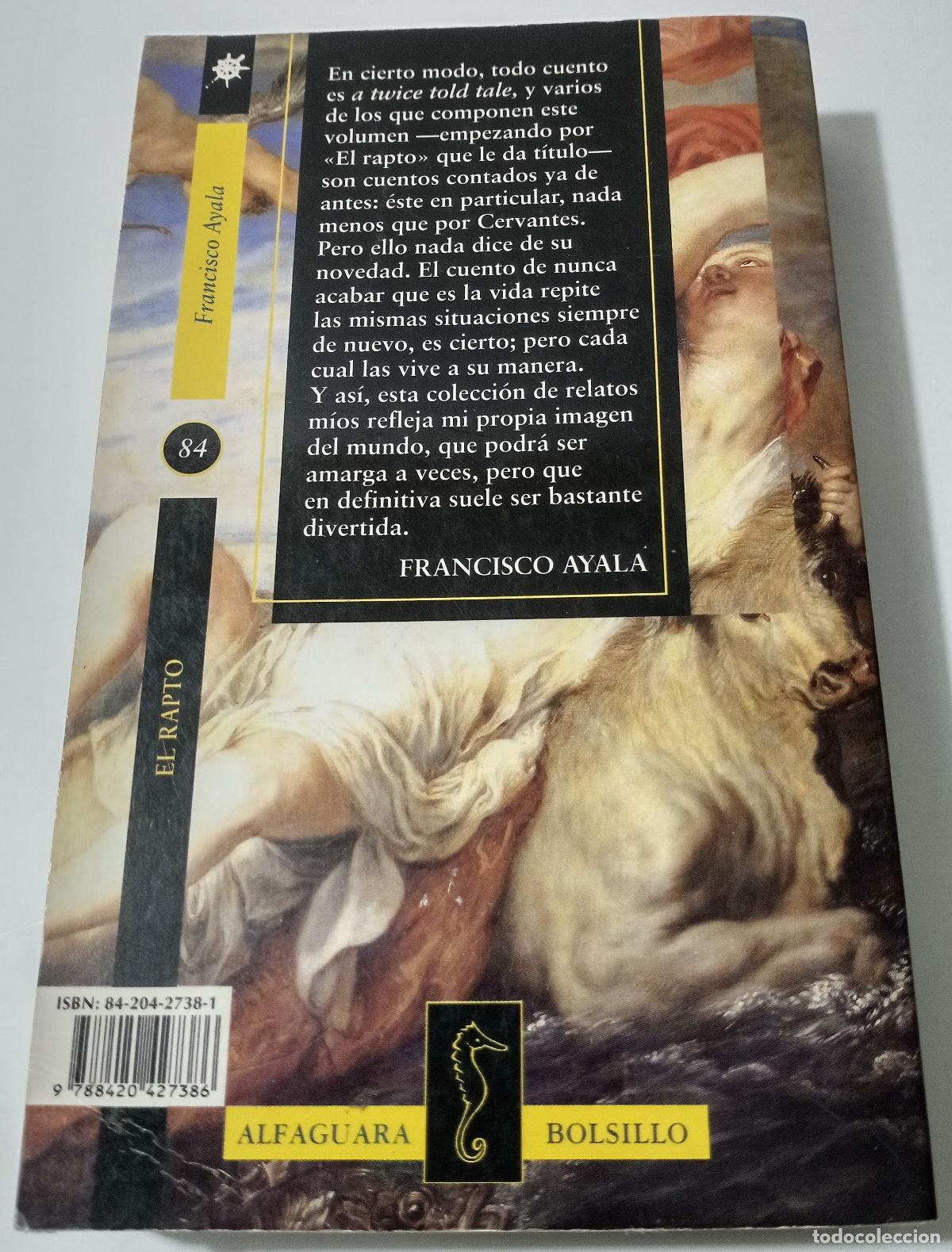 Libros de segunda mano: El rapto - Ayala, Francisco - Foto 2