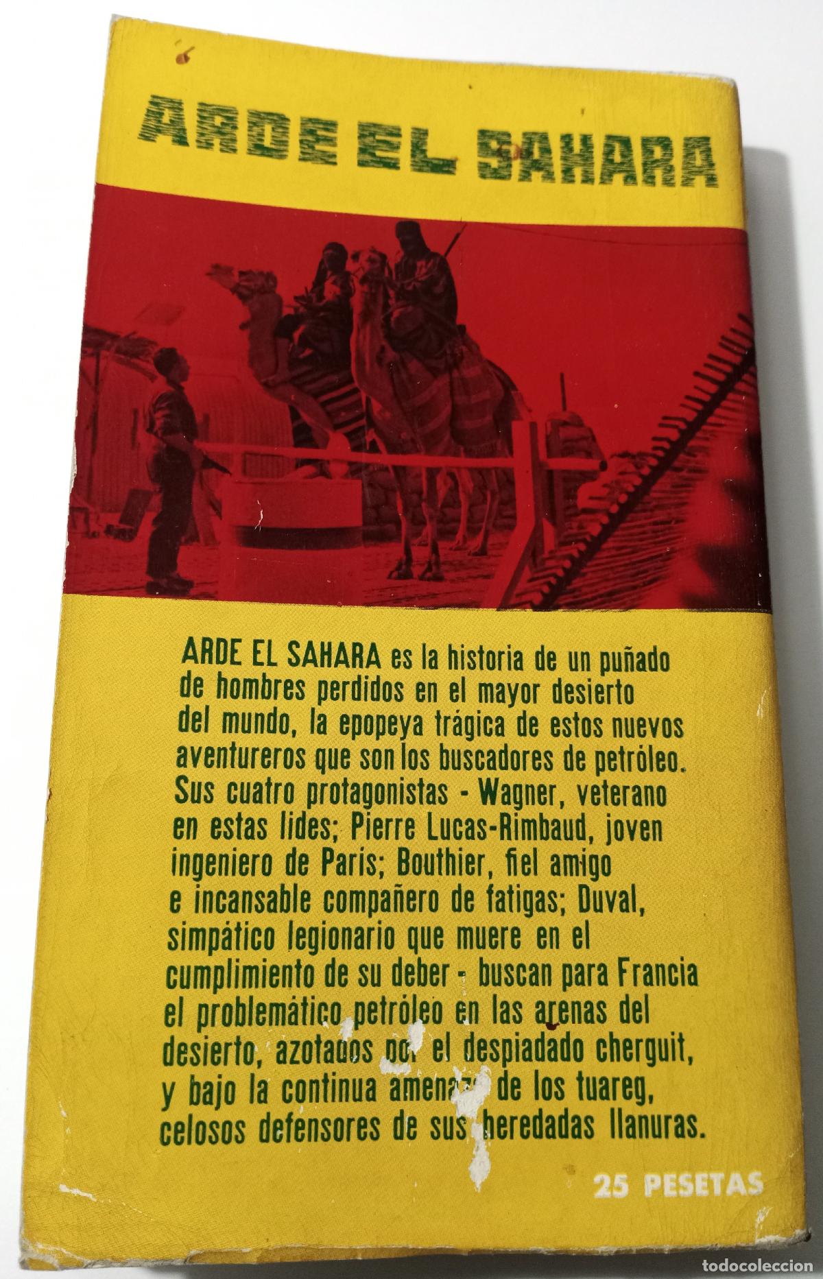 Libros de segunda mano: Arde el Sahara - Perrault, Gil - Foto 3