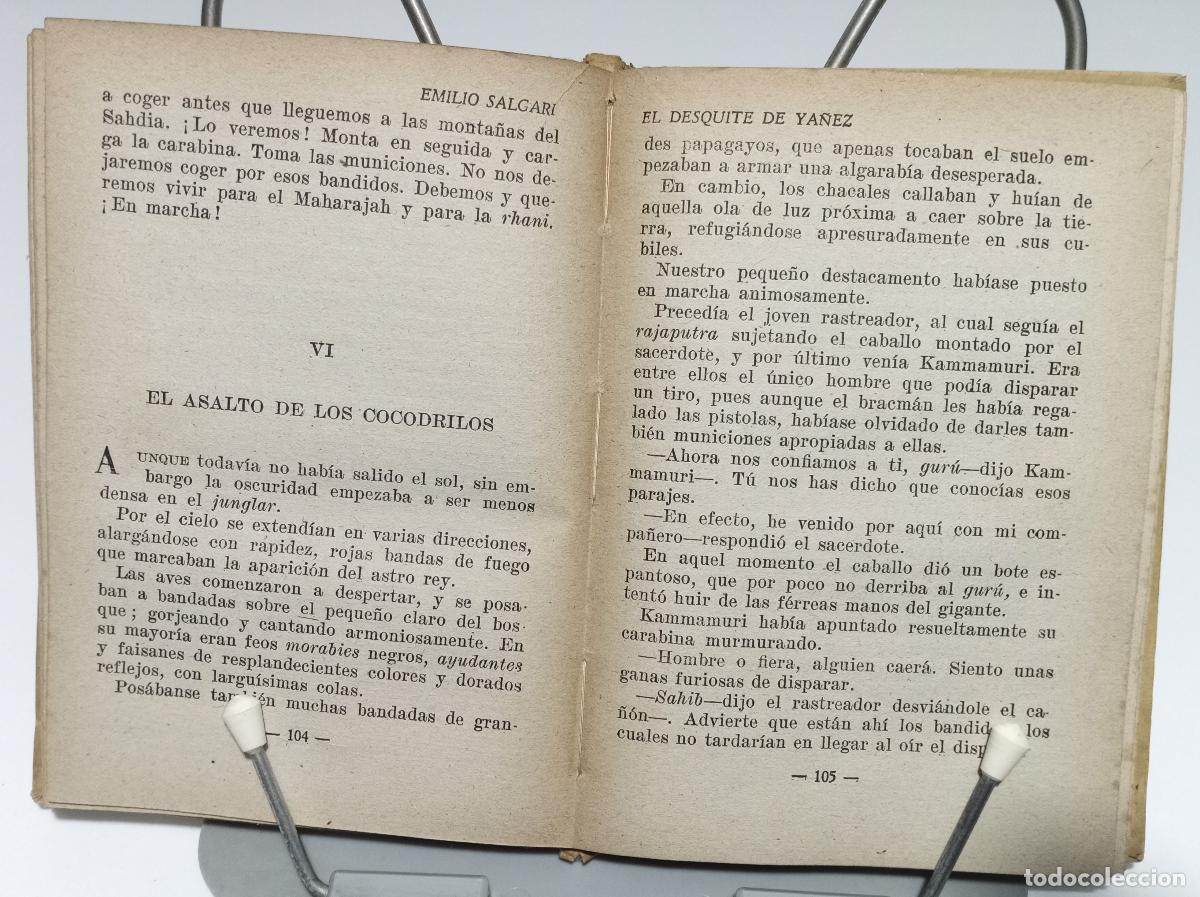 Libros de segunda mano: El desquite de Yanez - Salgari, Emilio - Foto 2
