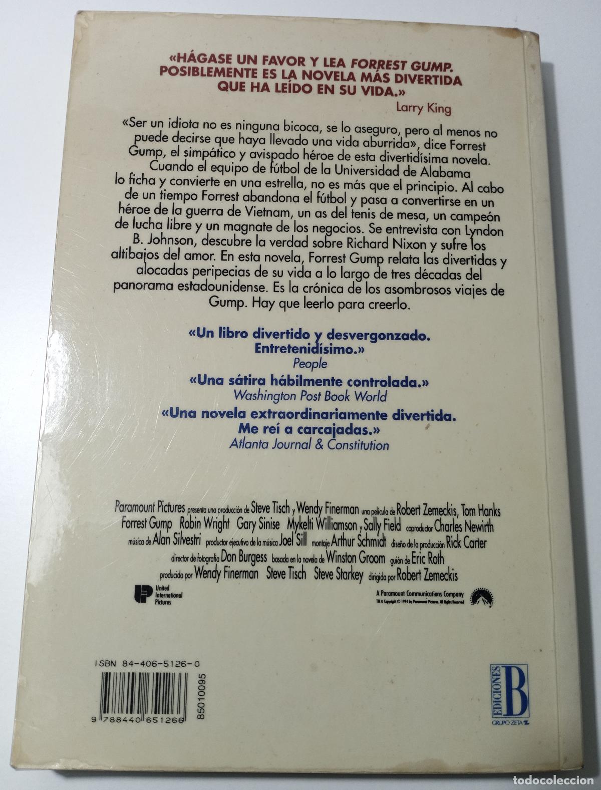 Libros de segunda mano: Forrest Gump - Groom, Winston - Foto 2