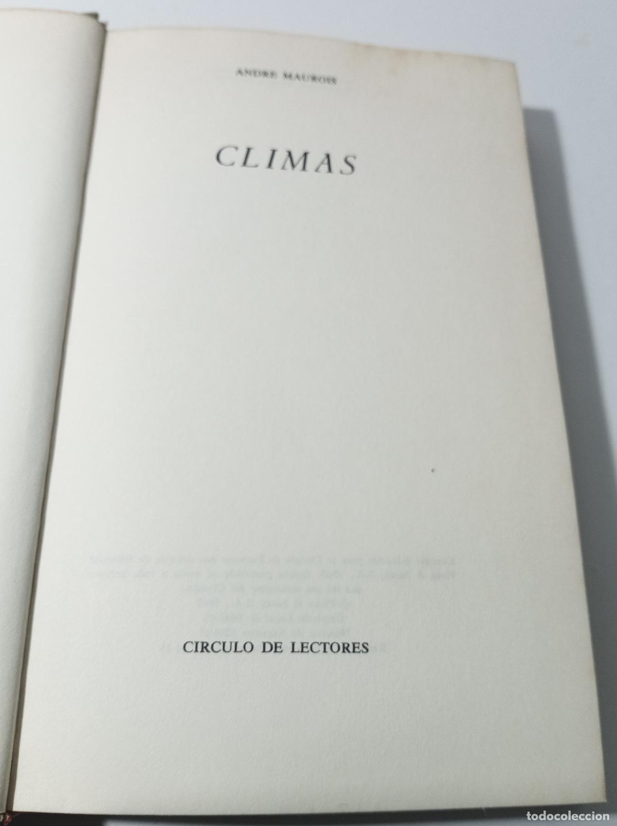 Libros de segunda mano: Climas - Maurois, Andre - Foto 1