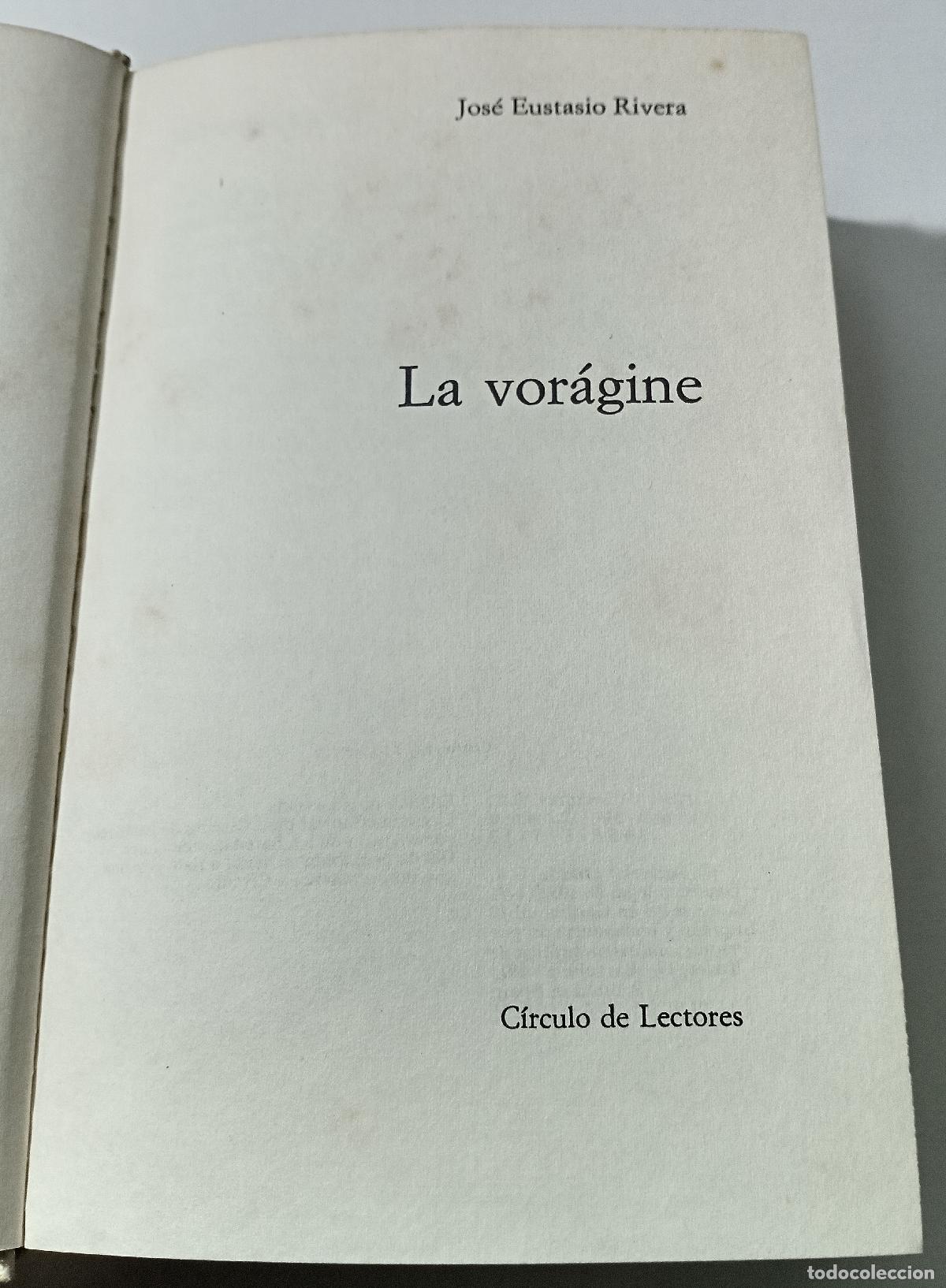Libros de segunda mano: La voragine - Rivera, Jose Eustasio - Foto 1