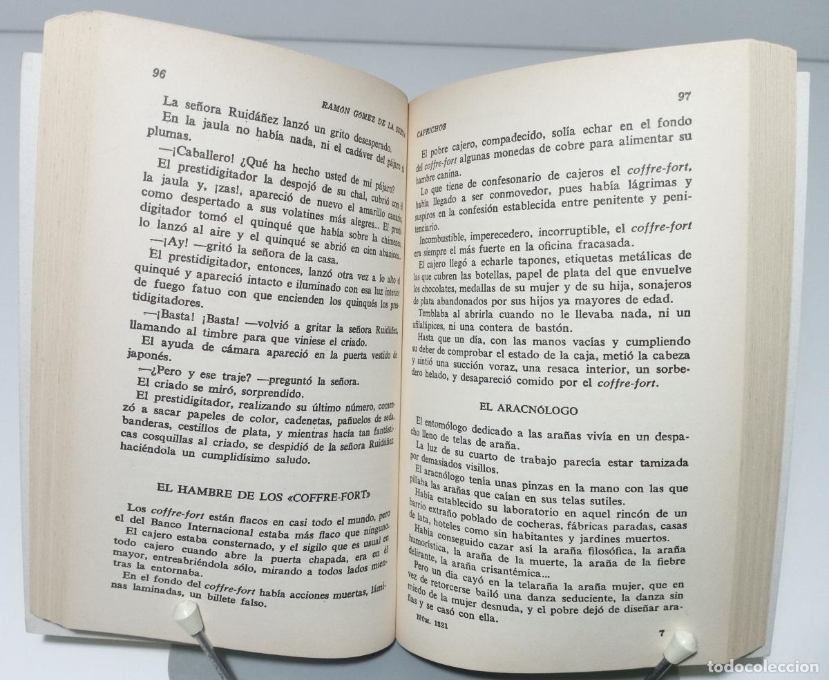 Libros de segunda mano: Caprichos - Gomez de la Serna, Ramon - Foto 4