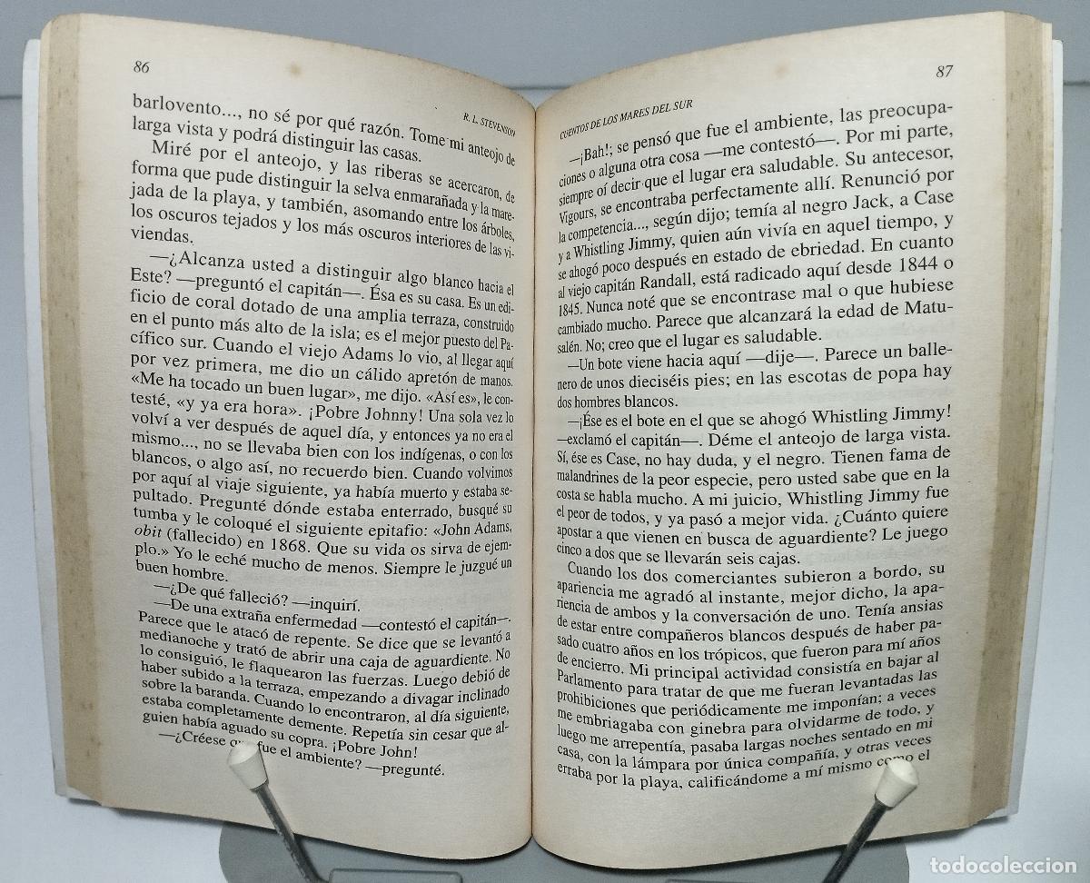 Libros de segunda mano: Cuentos de los mares del sur - Stevenson, Robert L. - Foto 2