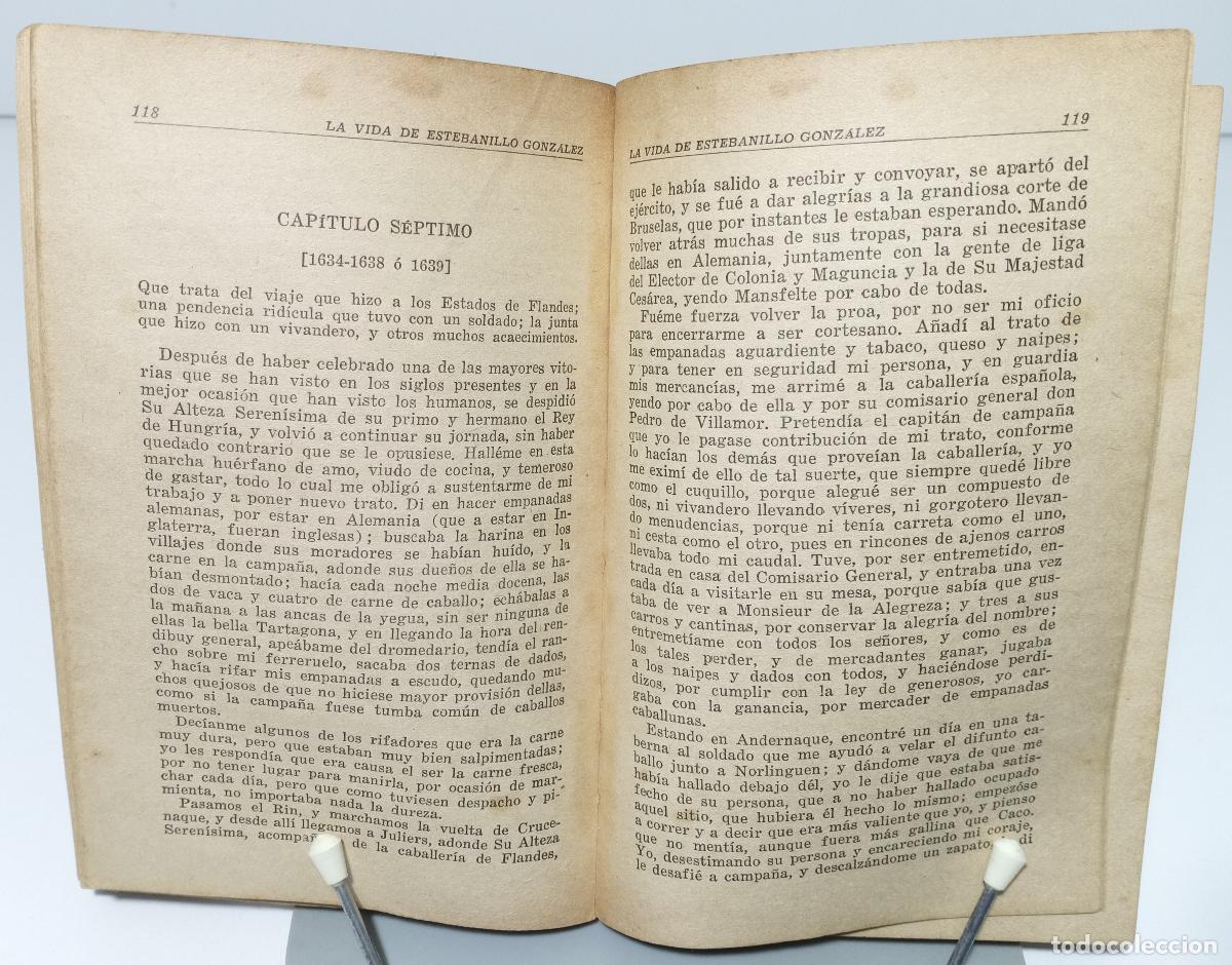 Libros de segunda mano: La vida de Estebanillo Gonzalez - Anonimo - Foto 3