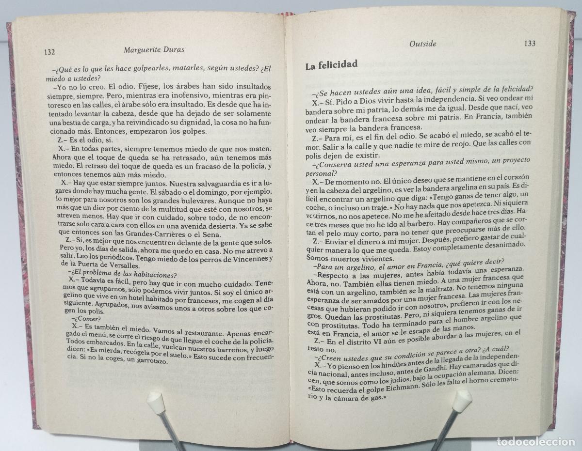 Libros de segunda mano: Outside - Duras, Marguerite - Foto 3