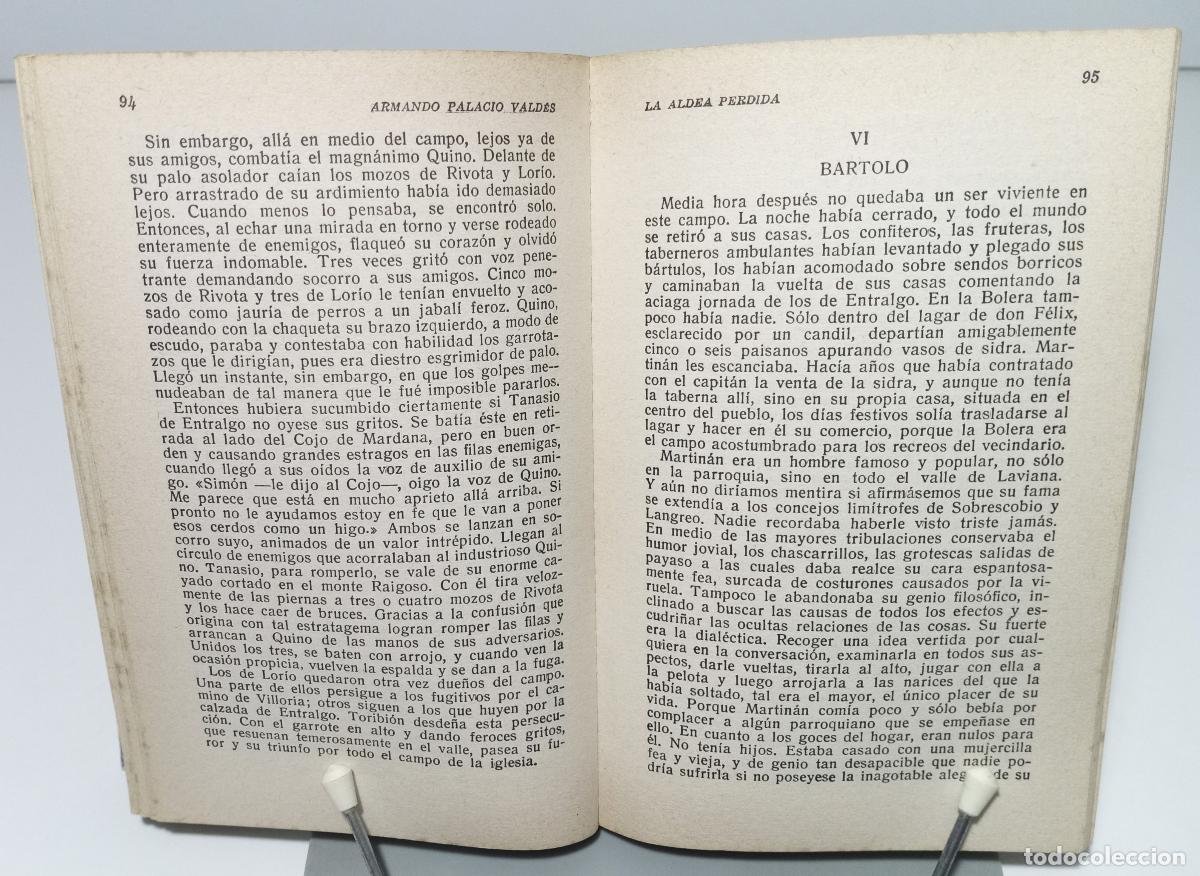 Libros de segunda mano: La aldea perdida - Palacio Valdes, Armando - Foto 3
