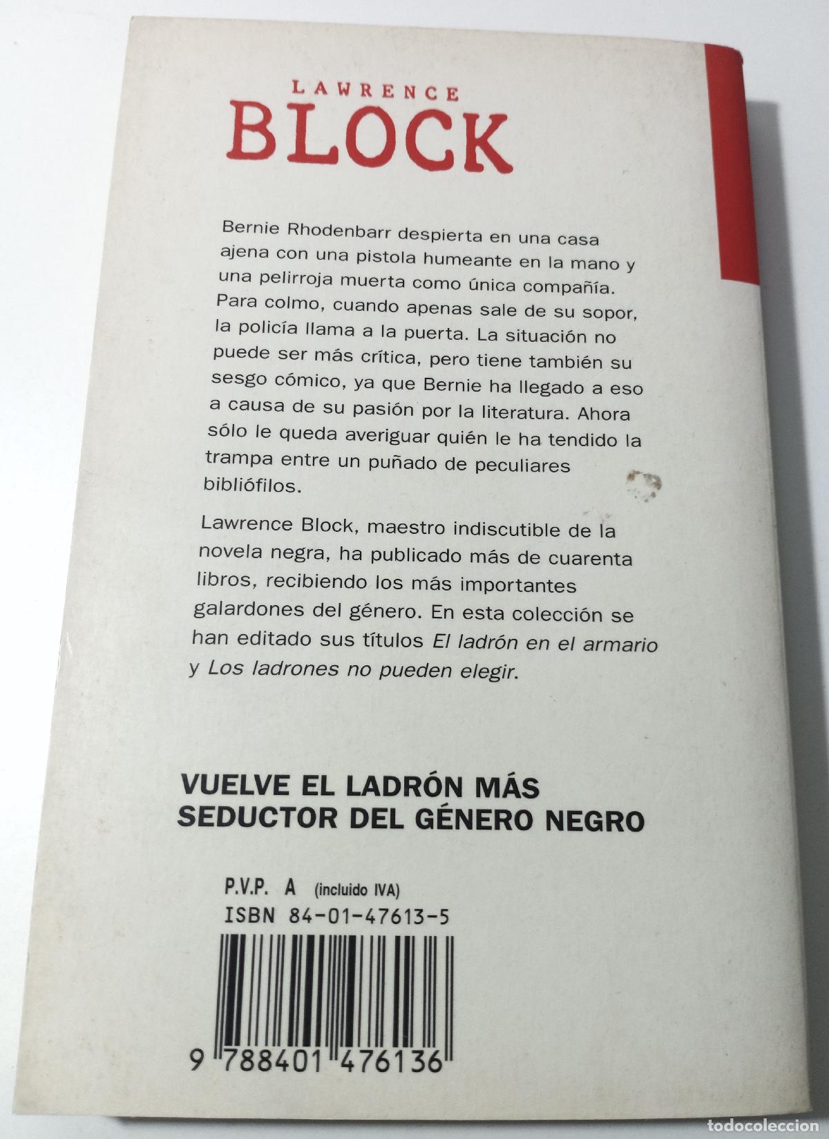 Libros de segunda mano: El ladron que citaba a Kipling - Block, Lawrence - Foto 2