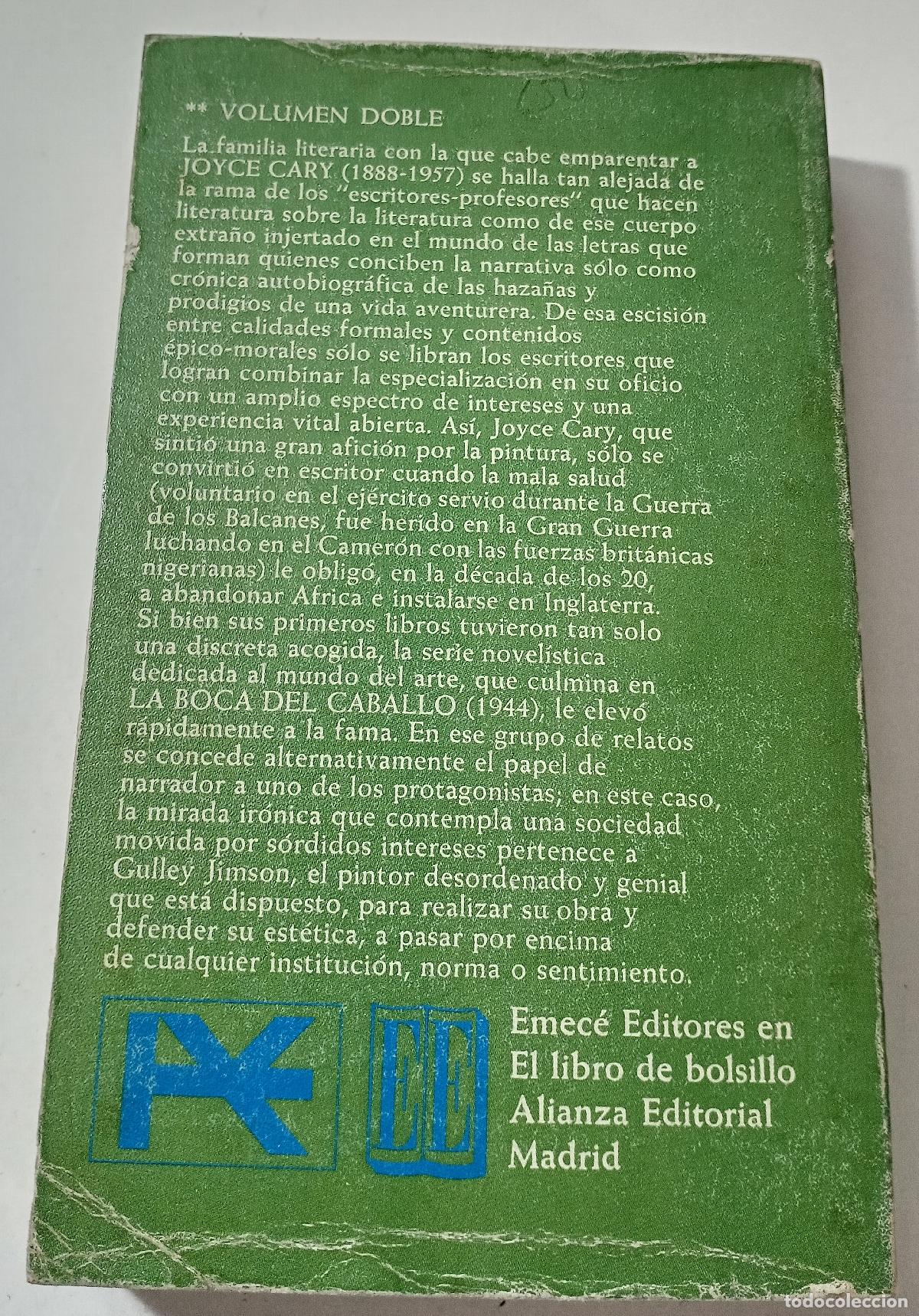 Libros de segunda mano: La boca del caballo - Cary, Joyce - Foto 4