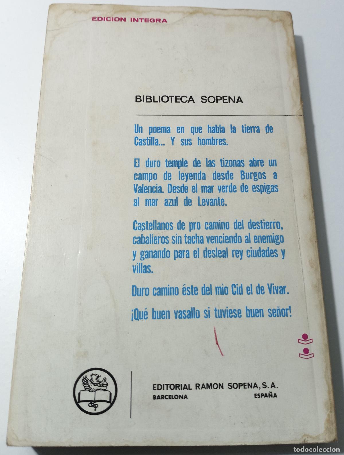 Libros de segunda mano: Poema de Mio Cid - Anonimo - Foto 3