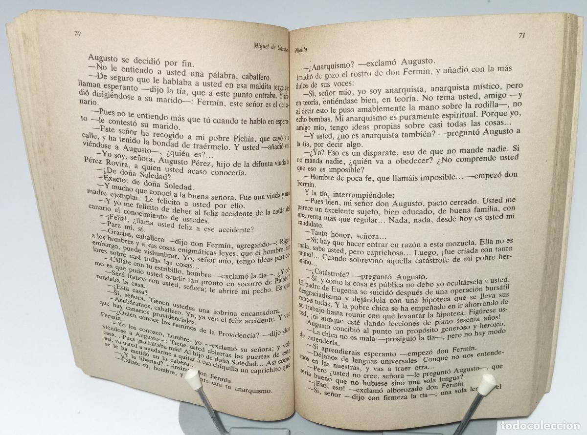 Libros de segunda mano: Niebla - de Unamuno, Miguel - Foto 2