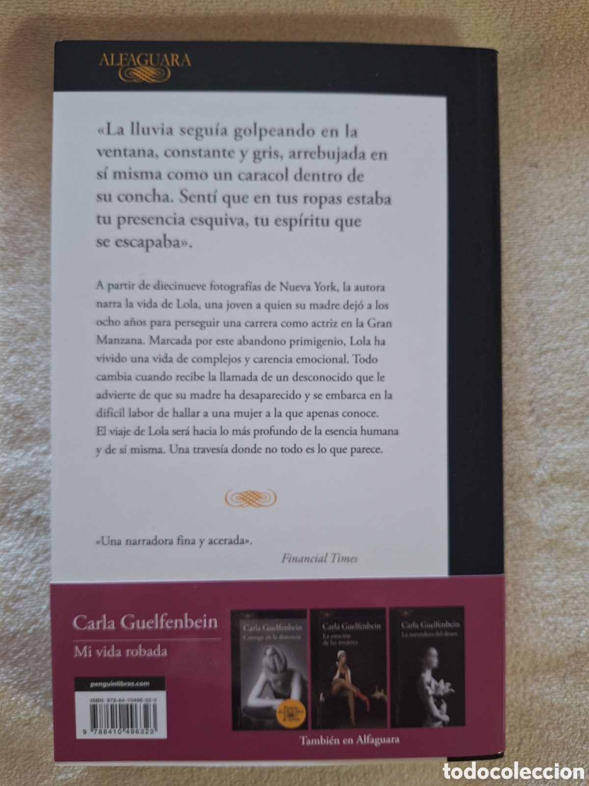 Libros de segunda mano: Libro &rdquo;Mi vida robada&rdquo; Carla Guelfenbein - Foto 2