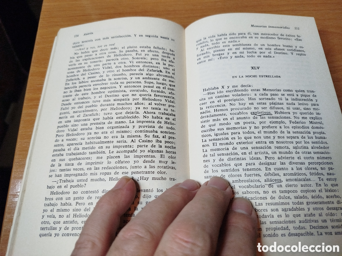 Libros de segunda mano: Memorias inmemoriales. Azor&iacute;n. - Foto 2