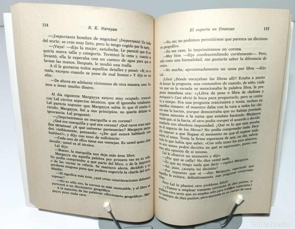 Libros de segunda mano: El experto en finanzas - Narayan, R. K. - Foto 2