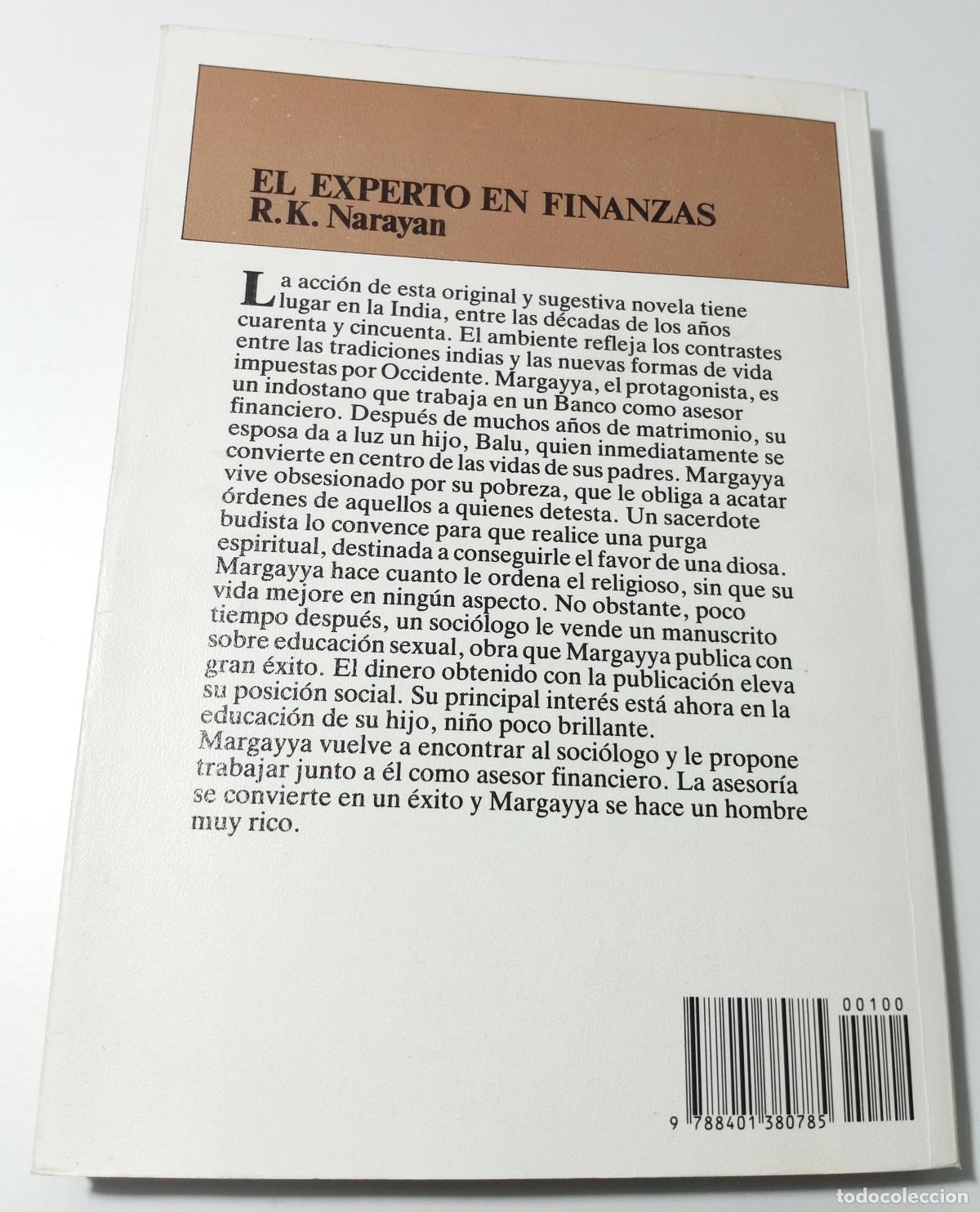 Libros de segunda mano: El experto en finanzas - Narayan, R. K. - Foto 4