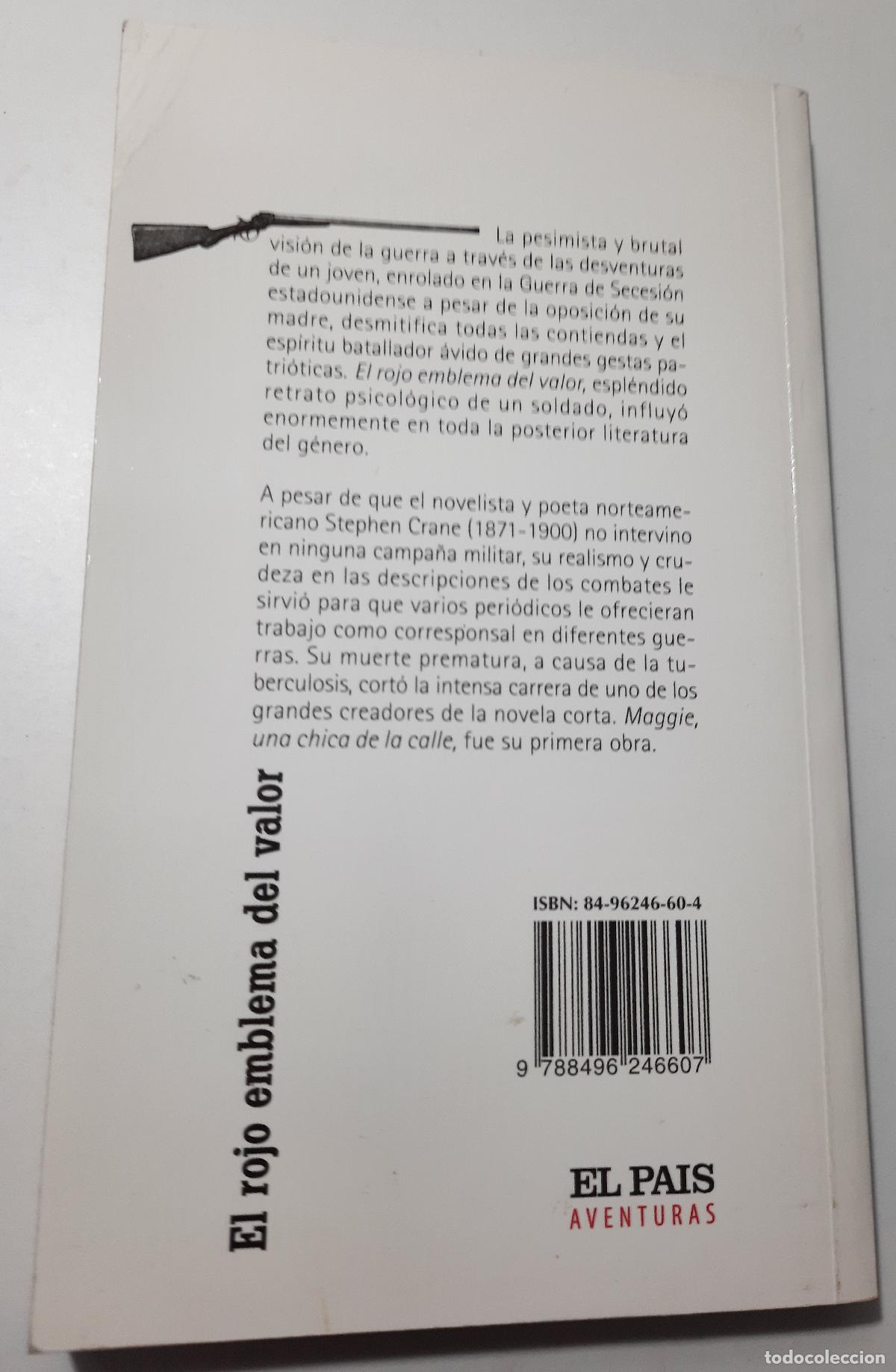 Libros de segunda mano: El rojo emblema del valor - Crane, Stephen - Foto 2